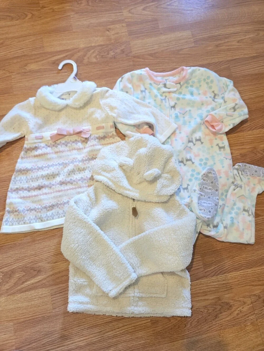 24 Months Girl Bundle 3pc Carter's PJ, Hoodie  Blueberi Boulevard Dress New